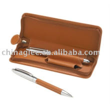 leather gift pen set